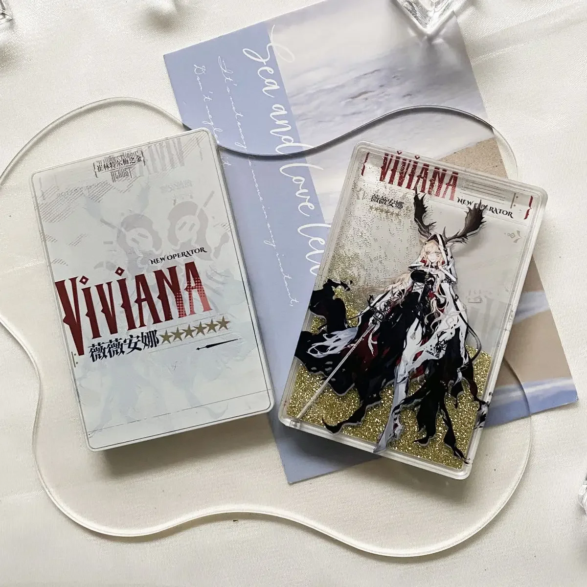 Аниме arknight серия Косплей акриловый кирпич зыбучий песок маджонг стоячий знак