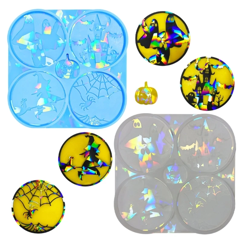 Формы для голографических подставок 4-в-1 форма из силиконовой смолы с рисунком