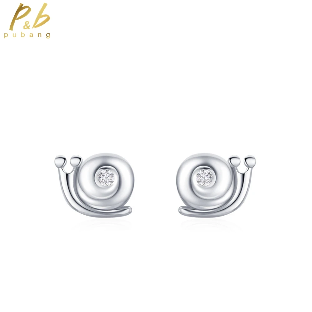 

Серьги-гвоздики женские из серебра 925 пробы с высокоуглеродистыми бриллиантами