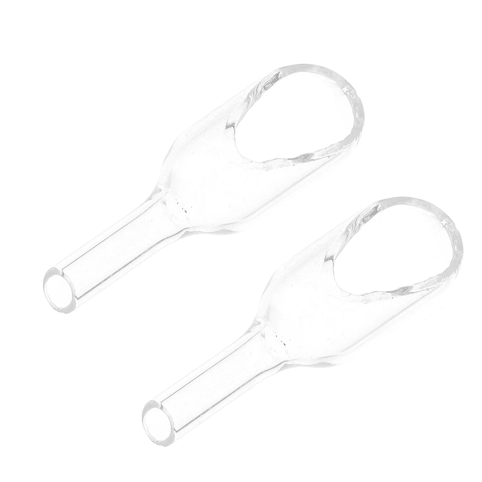 

2pcs Transparent Glass Weighing Boat Weighing Funnel Set Round Weighing Boat