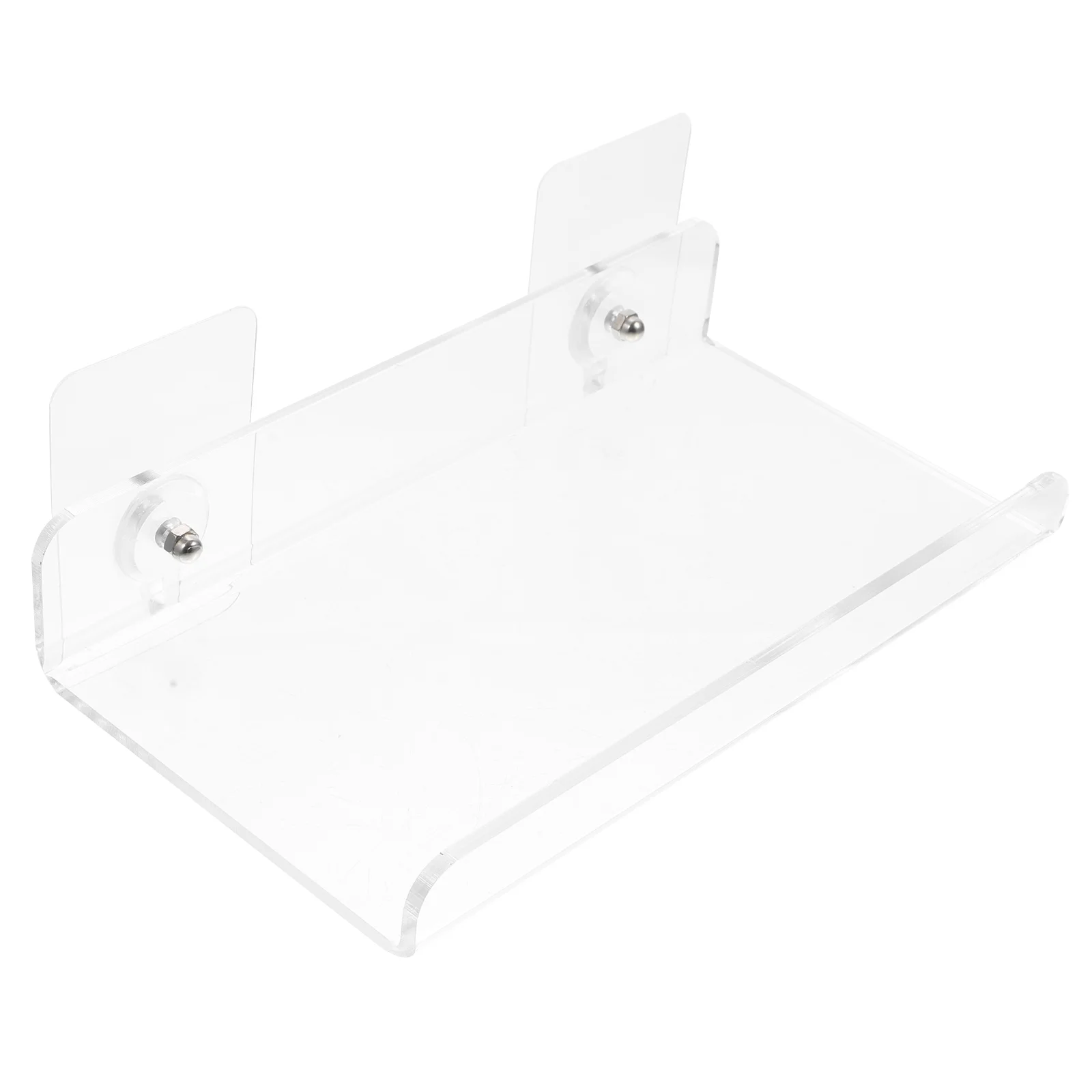 

Wall Holder Book Display Record Shelf Acrylic Rack Shelves Vinyl Magazine Stand Mount Ledge Floating Clear Storage Bathroom