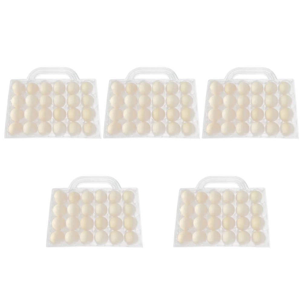 

5 Pcs Egg Storage Container Containers Fridge Refrigerator Egg Box Fridge Egg Holder Outdoor Kitchen Egg Container