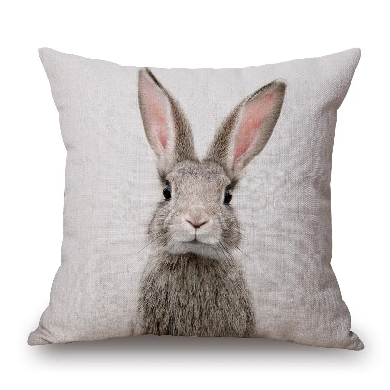 45x45 см ручная роспись постер с животными наволочка альпака коала тигр енот Шато