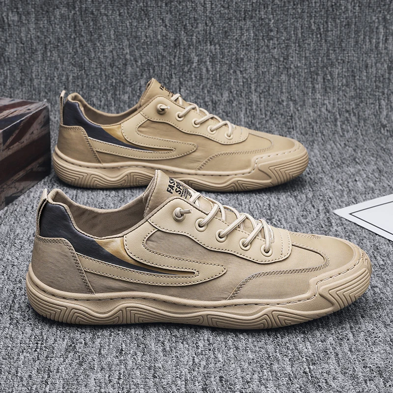 

Summer Breathable Canvas Sneakers Fashion Lightweight Men's Casual Shoes Comfortable Versatile Men's Running Shoes