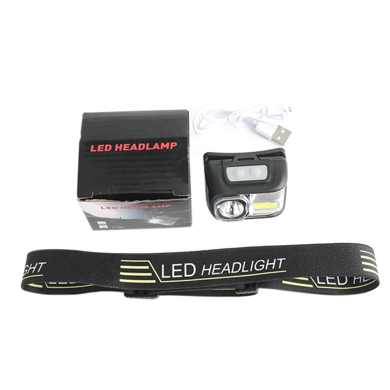 

Налобный фонарь с зарядкой от USB, уличный портативный головной светильник с крепсветильник освещением, индуксветильник светильник