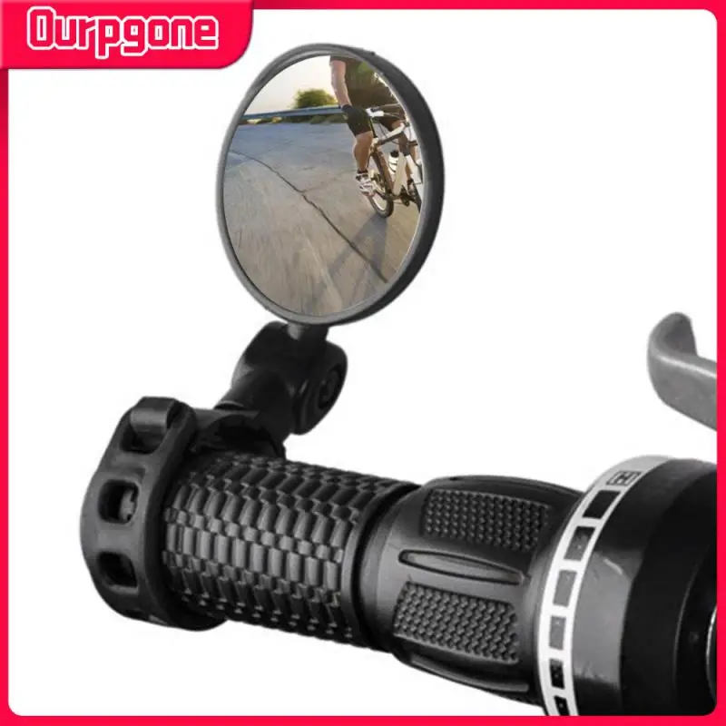 

Bicycle Rear View Mirror Wide-angle Bike Mirror Mountain Bike Rearview Mirror Silicone Handlebar Bike Mirrors Bike Accessories