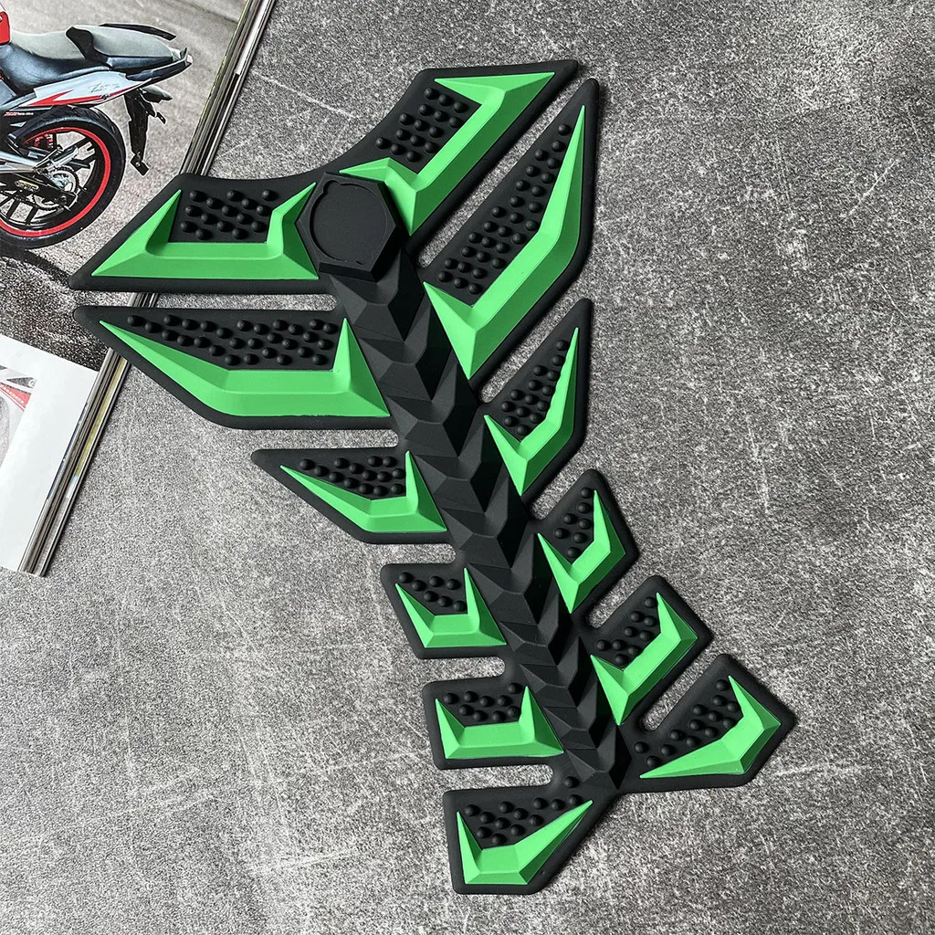 

Универсальная Наклейка На Топливный Бак В Форме Рыбьей Кости Для Kawasaki Yamaha Suzuki PCX125 KTM, Силиконовый Материал