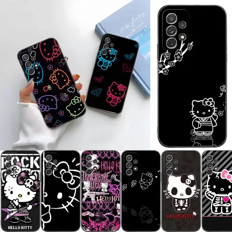 Чехол Hello Kitty для телефона Samsung A40 A41 A42 A70 A71 A21 A30 S A31 A32 A01 A10 A11 A12 A20 E дешевый чехол |