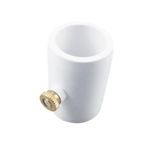 12 inch pvc coupling with brass and stainless steel mist nozzle