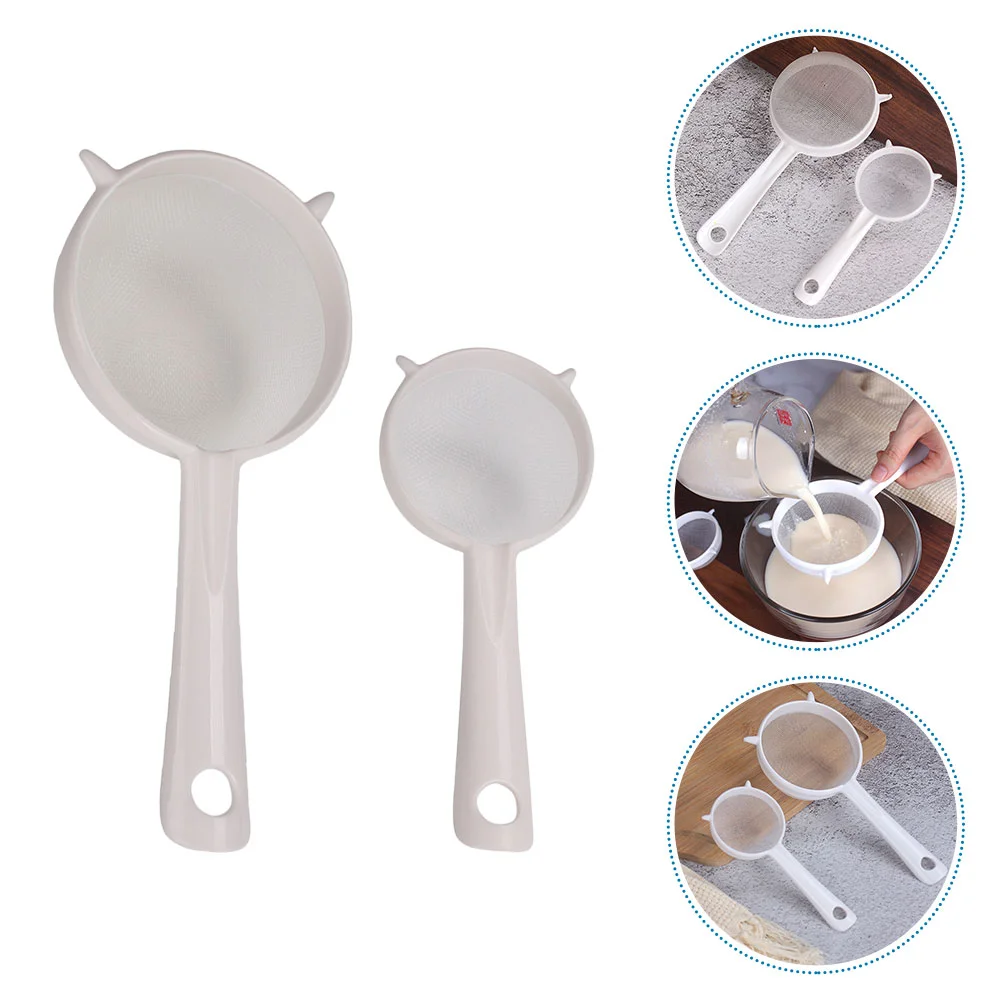

Soy Milk Filter Fine Mesh Strainer Kitchen Tool Supply Fruit Juice Sifter Strainers Handle Multipurpose Coffe Filters