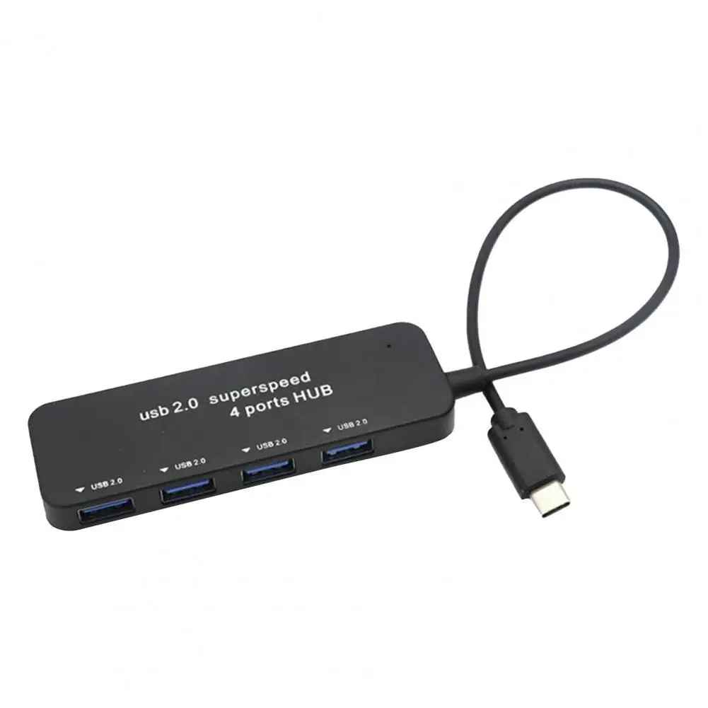 

Useful USB Hub Multifunctional Wide Compatibility Ultra-thin 480Mbps USB2.0 Hub Adapter
