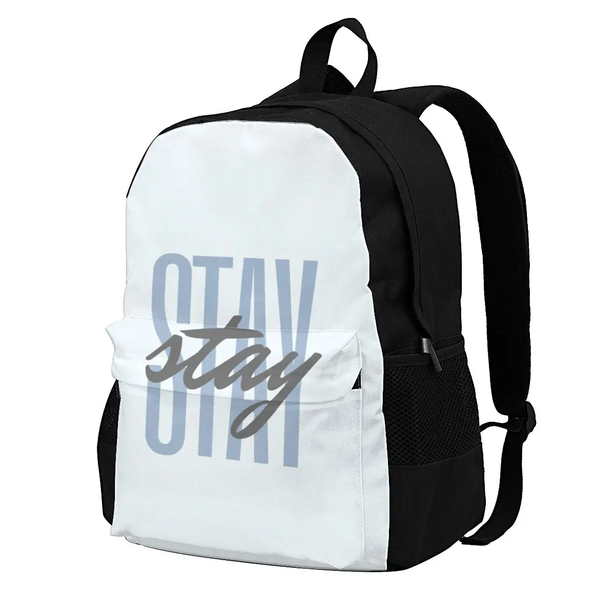 

BE Stay Album Music Backpacks words cool famous song design Polyester Daily Girl Backpack Large Kawaii Bags