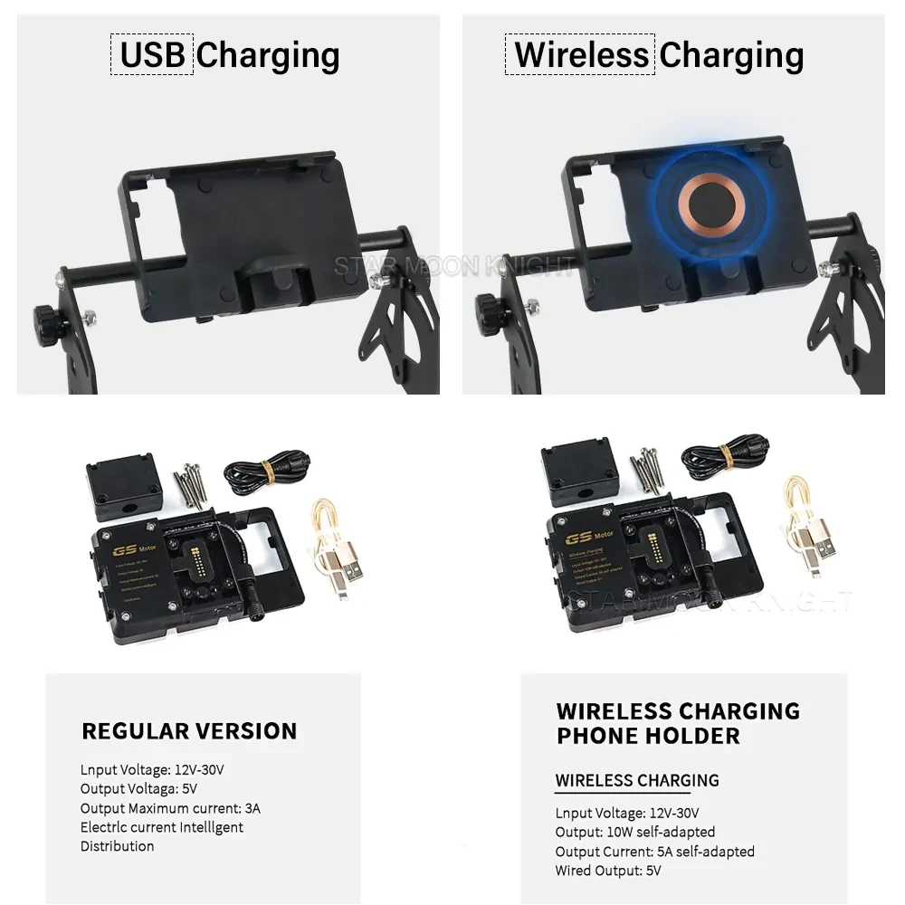 Усиленный держатель для навигации на лобовое стекло зарядки телефона Holde Pan America