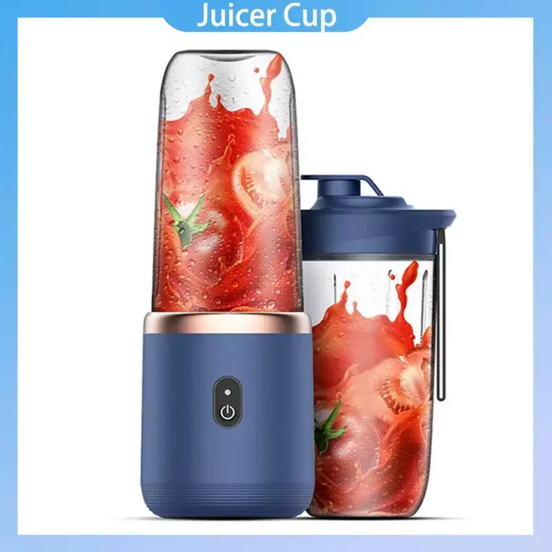 

Portable Juicer Usb Juice Cup Fruit Mixers Juicers Fruit Extractors Food Milkshake Multifunction Six-knife Juice Maker Machine