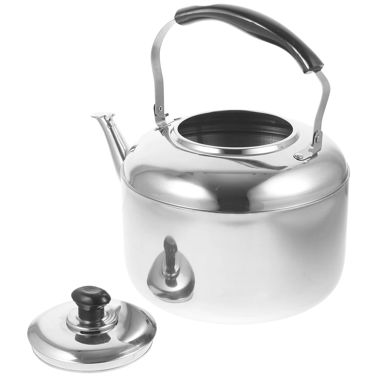 

55L Large Capacity Kettle Stainless Steel Sounding Water Heater Hot Soup Coffee Tableware for Home Office