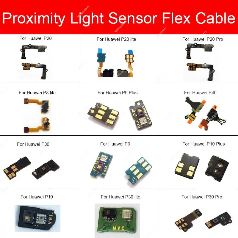 

Световой датчик приближения гибкий кабель для Huawei P8 P9 P10 P20 P30 P40 Lite Plus Pro датчик приближения гибкая лента запасные части