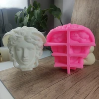 giant statue of goddess silicone candle mould diy shaped silicone candle mould for candle making home decoration
