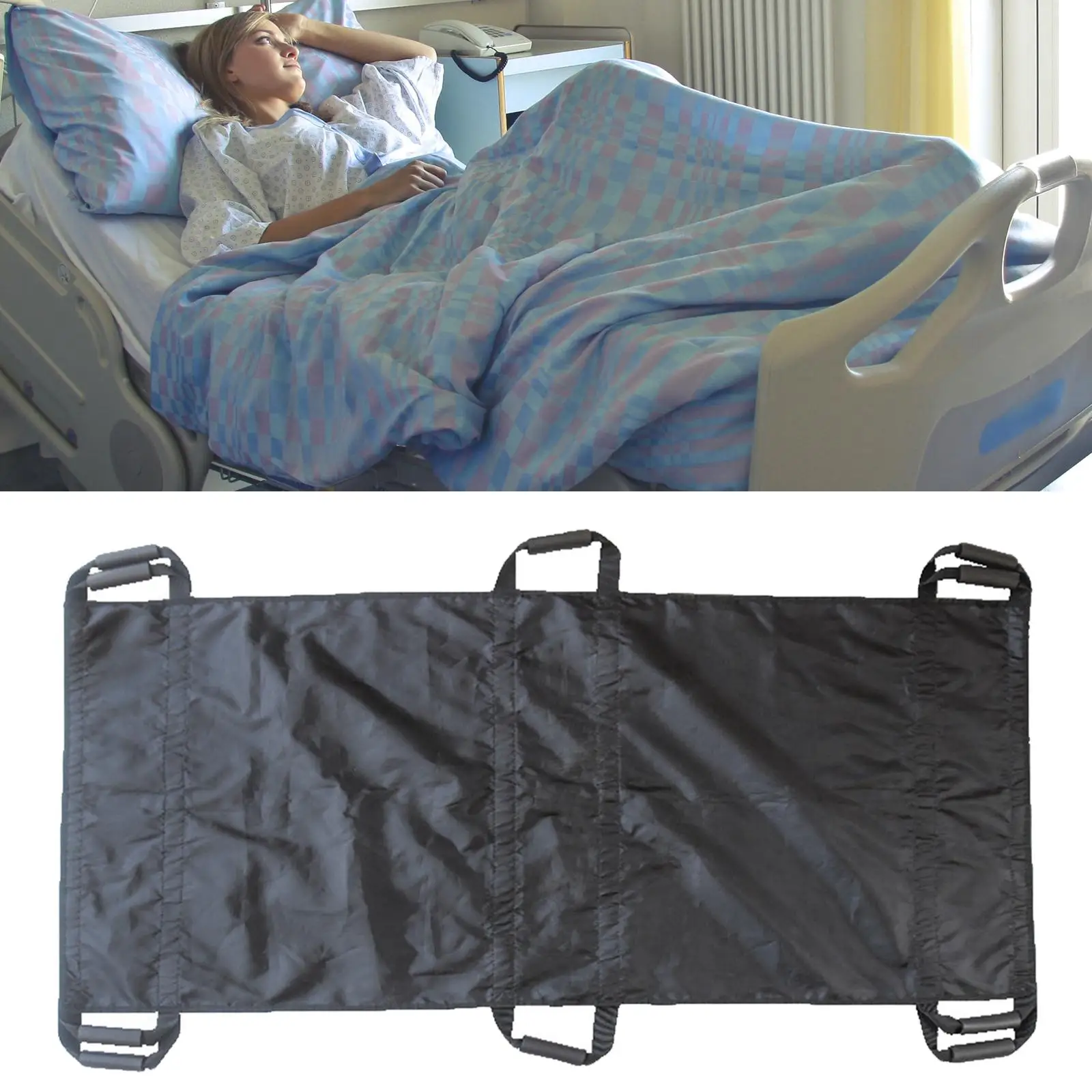 Positioning Bed Pillow Transfer Blanket for Bedridden Elderly Lift Stair Slide Board Transfer Boards Bed Assist