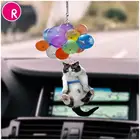 Кулон в виде кота Magixun, декоративное мультяшное украшение, красочный воздушный шар, реалистичное украшение, поделки, Милые Акриловые фигурки