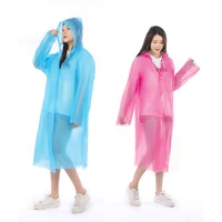 raincoats impermeable thickened waterproof slicker tourism rainwear outdoor travel camping hiking pe plastic rain poncho