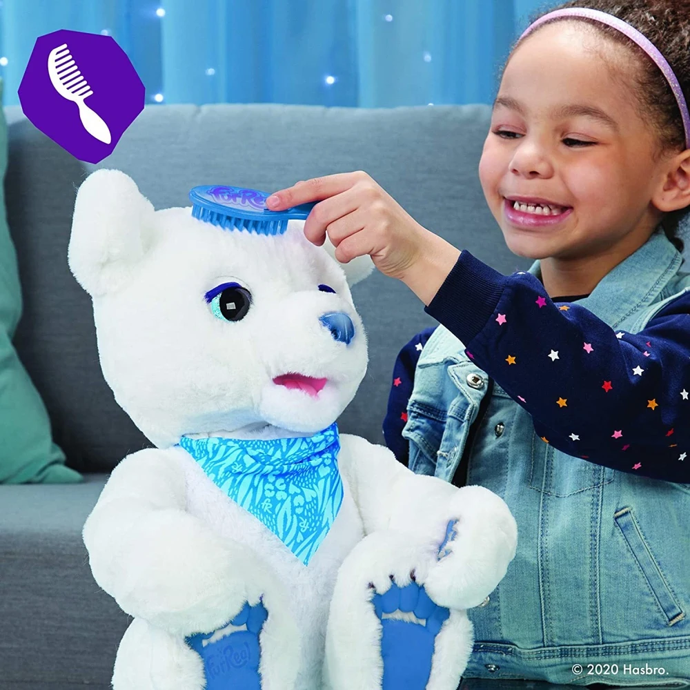 Интерактивная плюшевая игрушка Polar Bear Cub полярный мишка .Игрушка FurReal Friends - купить