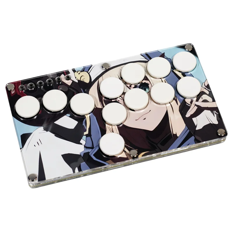 Фото Настраиваемый DIY Hitbox аркадная боевая палка боевой игровой контроллер геймпад SANWA кнопки SOCD для ПК/PS3/Android №3