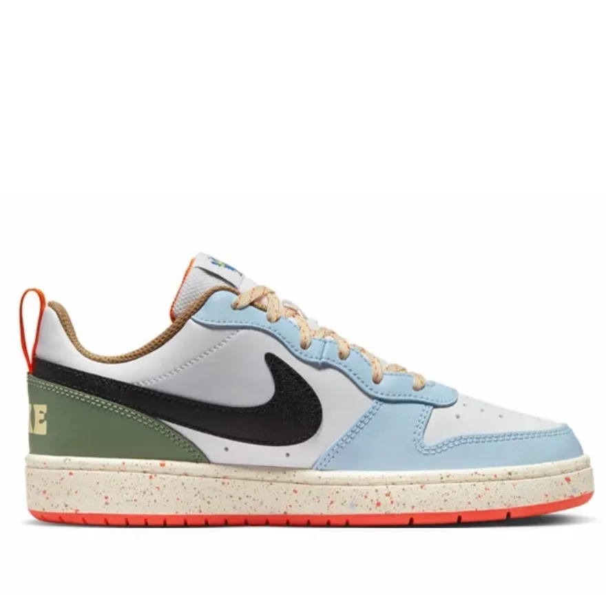 Nike Court Borough Low 2 синтетическая кожа повседневные гибкие переходные низкие детские