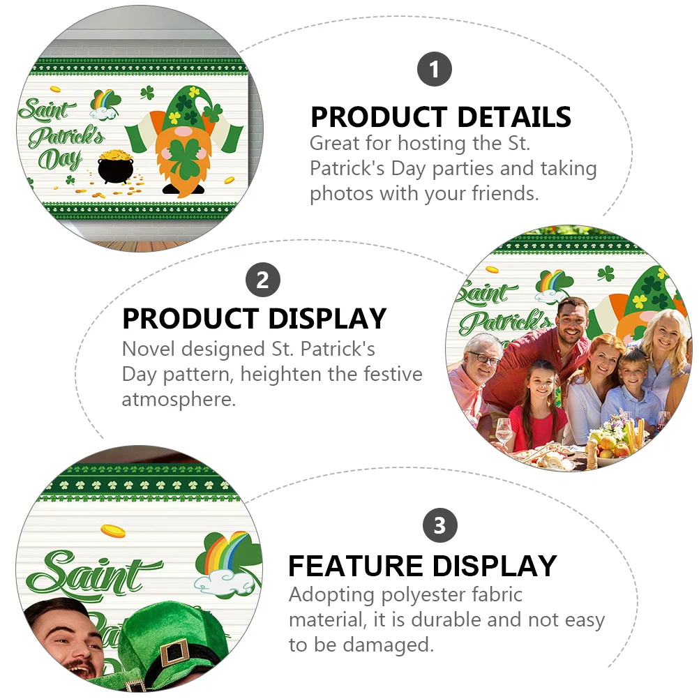 1 шт. декоративный баннер на День Святого Патрика |