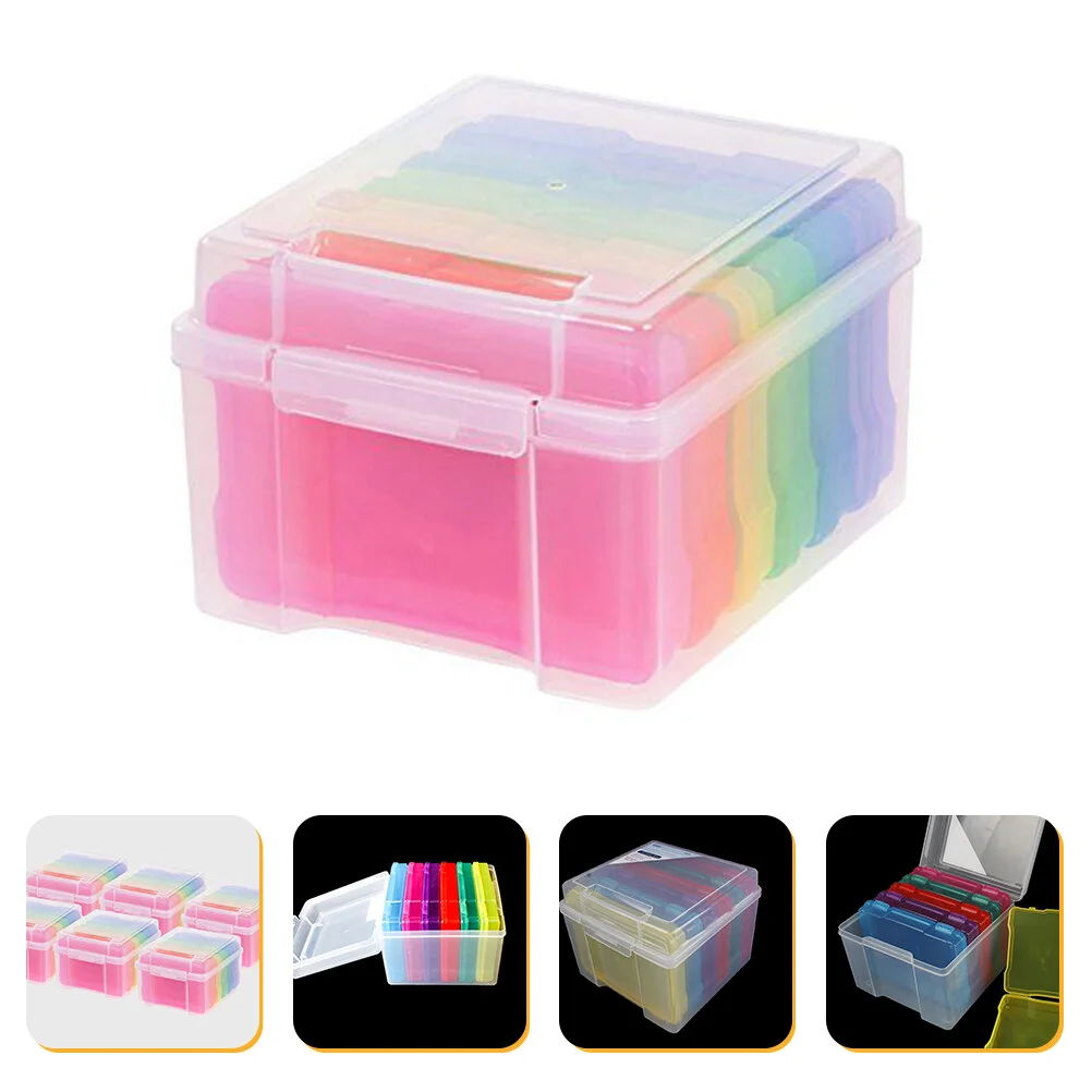 

Cartridge Storage Case Scrapbook Greeting Card Clear Plastic Organizer Bins Birthday