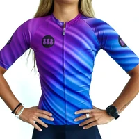 tres pinas womens tight cycling jersey three pineapple summer short sleeve shirt quick drying breathable roupa ciclismo feminin