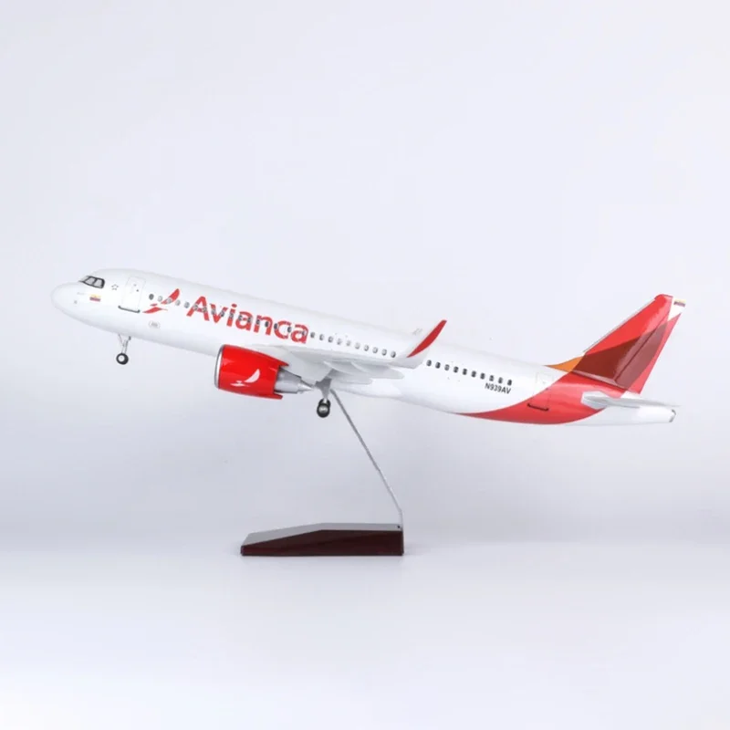 47 см масштаб 1/80 самолет A320 NEO Colombia AVIANCA Air Airlines модель игрушки литой под давлением
