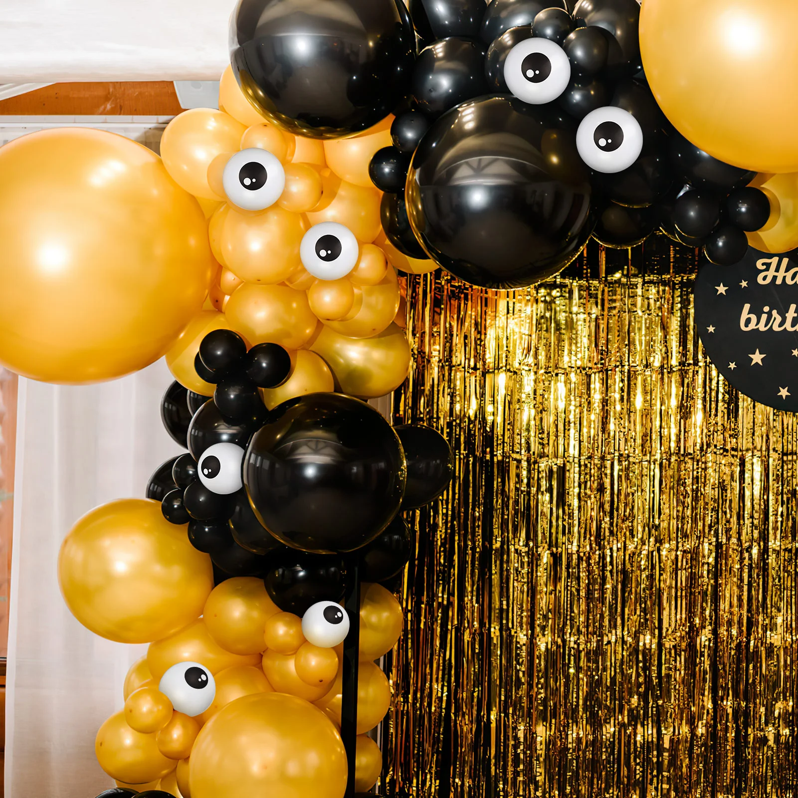 100 шт. Хэллоуин глазное яблоко латексные шары надувные глазные яблоки большие для