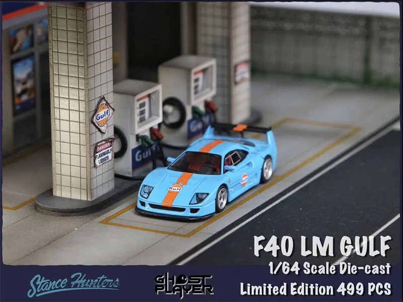 

(PreOrder) Ghost Player X Stance Hunters 1:64 F40 LM Gulf Diecast Model Car