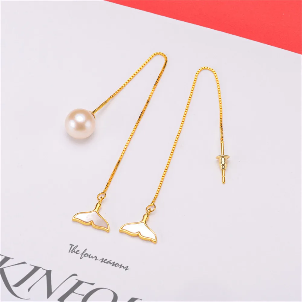 

Серьги-гвоздики из серебра 925 пробы с жемчугом, 8-10 мм