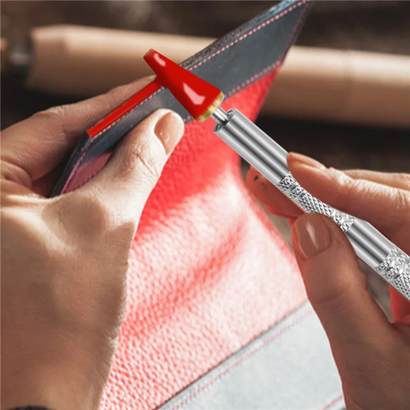 

Латунная головка для кожи, двойная головка для кромки, масляная краска, ручка-аппликатор, быстрый ролик для краски, инструмент для работы с кожей, двусторонняя ручка