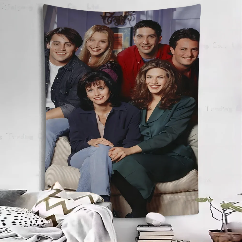 Классический сериал Друзья с принтом большой настенный гобелен дешевый в стиле