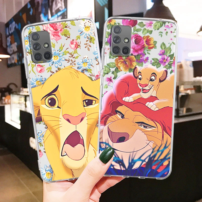 

Disney flowers The Lion King For Samsung A81 A72 A71 A53 A52 A51 A42 A32 A23 A22 A21S A13 A12 A03 A02 Transparent Phone Case