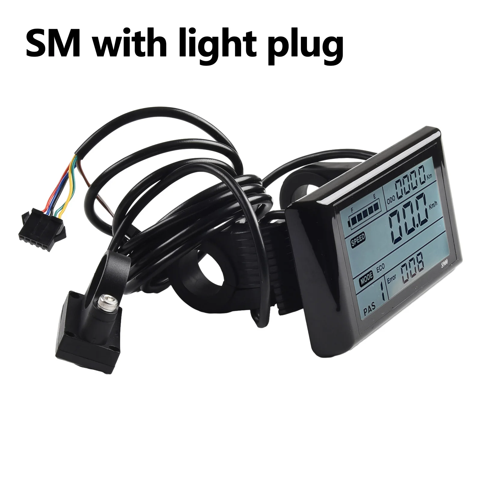 S900 ЖК-панель дисплея ABS черный UART 24V36V48V60V72V Длина кабеля 180 см Электрический