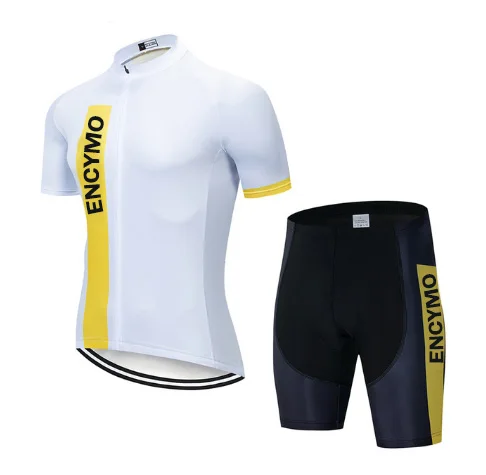 

Pro Team Cycling Clothing /Road Bike Wear Racing Clothes Quick Dry Men's Cycling Jersey Set Ropa Ciclismo Maillot ENCYMO