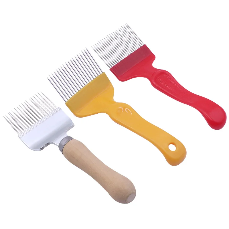 

1 Pcs Honey Shovel Honey Fork Bee Tool 21 Needle Stainless Steel Pointed Bee Fork Beekeeping Equipment Supplies Bee Tools