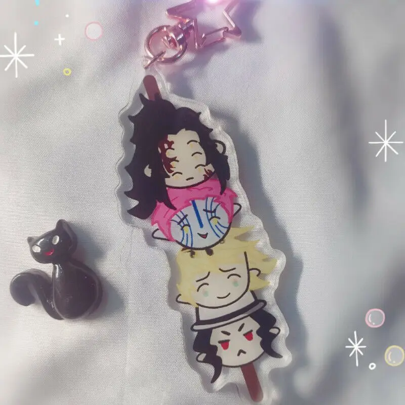

Demon Slayer Kimetsu No Yaiba Kamado Tanjirou Stack Acrylic Keychain Strap 10cm