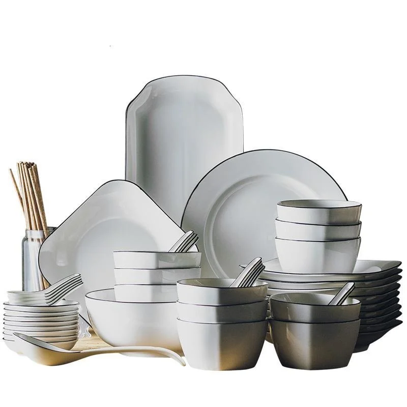 

Vajilla Saladier Keuken Accesoires Set Miska Tigela Dondurma Kasesi Ceramica Dinnerware Kitchen Dining Bar Soup Ceramic Bowl