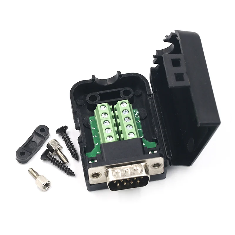 Соединитель DB9 COM паяльная клемма разъем RS232 D-SUB | Строительство и ремонт