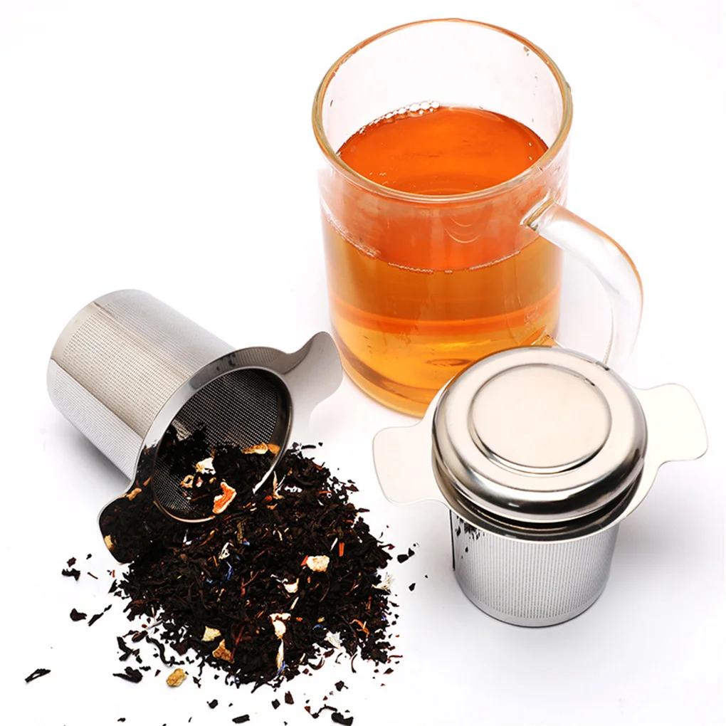 

Ситечко из нержавеющей стали для заваривания чая с крышкой и фильтром