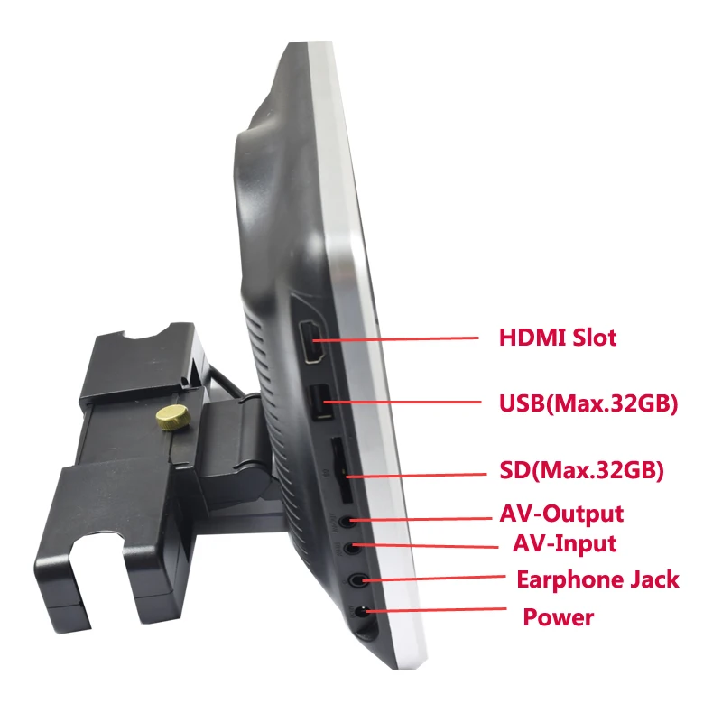Монитор на подголовник автомобиля 10 1 дюйма USB/SD/HDMI/IR/FM 1/2 шт. | Автомобили и