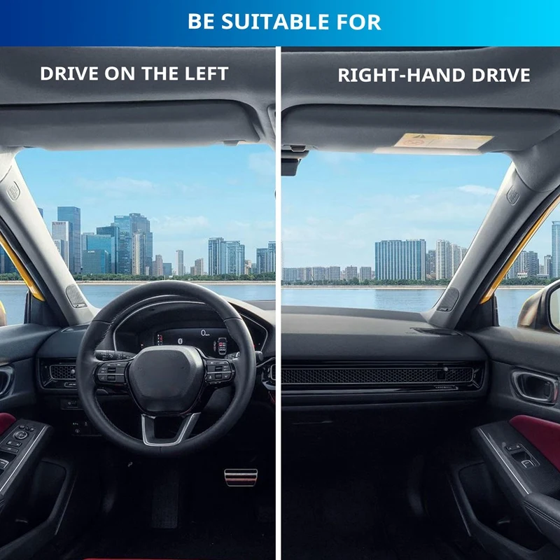 Левый и правый автомобильный солнцезащитный козырек косметическое зеркало для