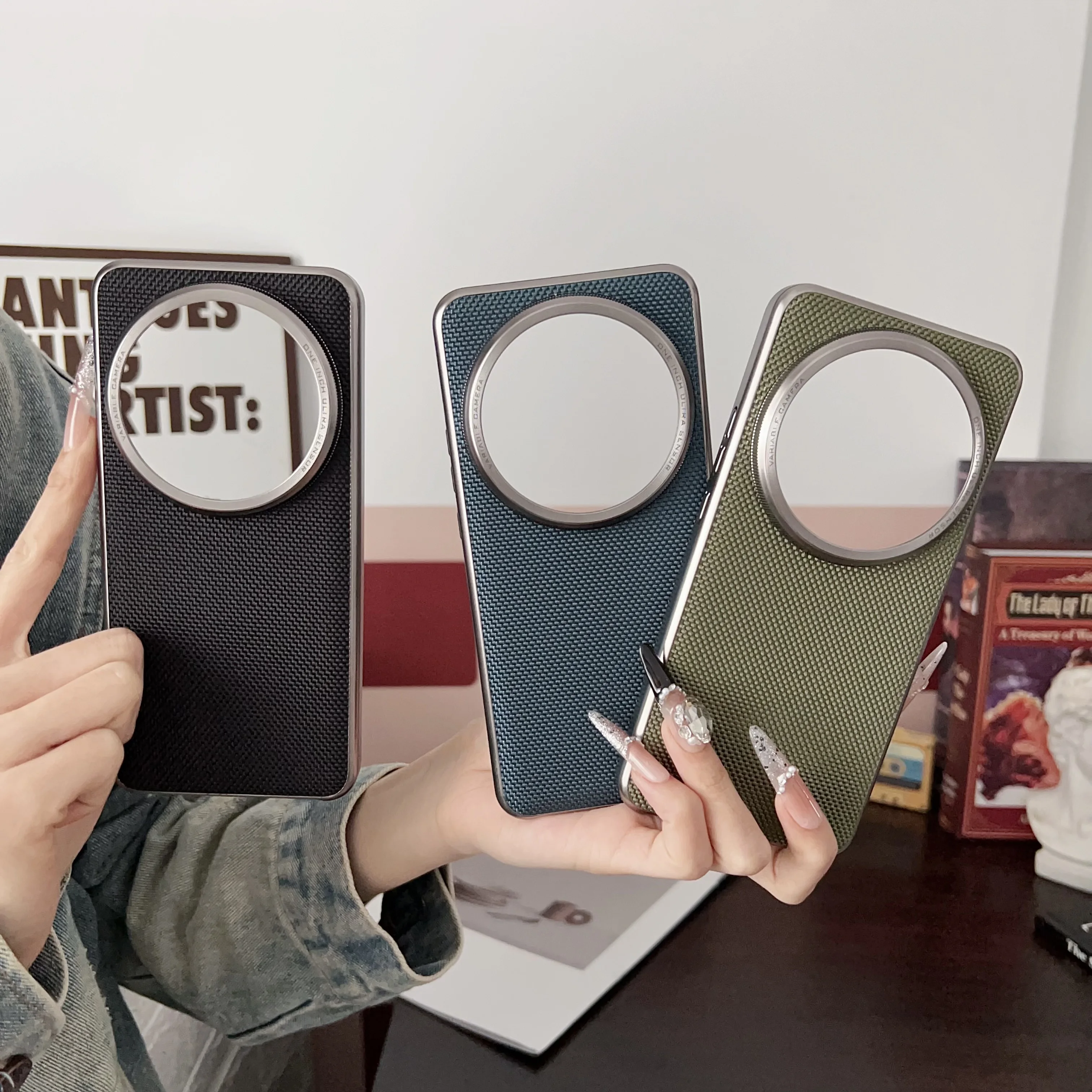 Ударопрочный кожаный матовый жесткий чехол с гальваническим покрытием для Xiaomi 15