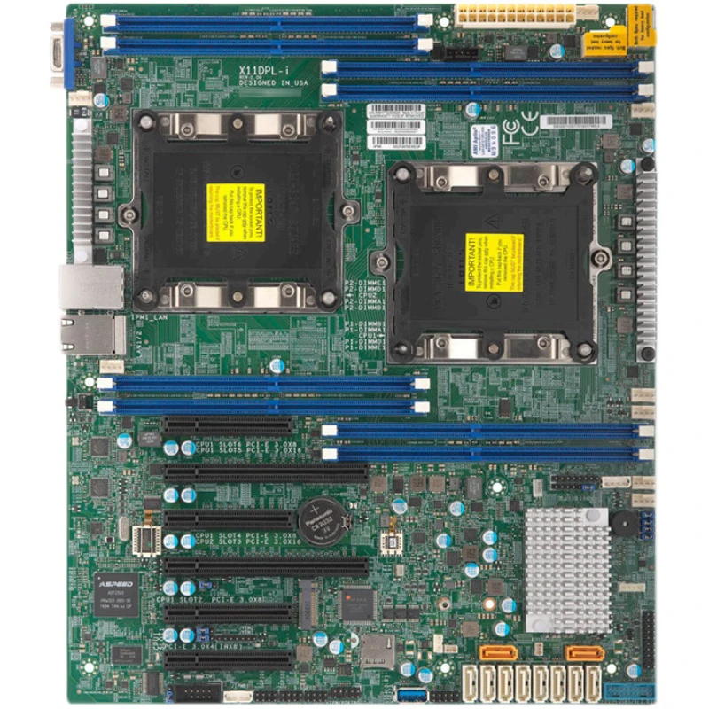 

Dual-channel Server Motherboard For Supermicro X11DPL-I C621 Chip LGA 3647 M.2 Fully Tested