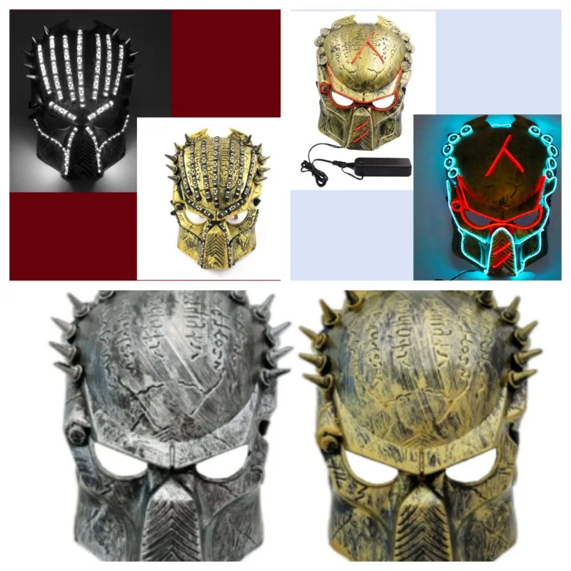 

Halloween Horror Luminous Mask Cosplay Costume Supplies Masque Cosplay Party Mask Show Halloween Role-playing Props