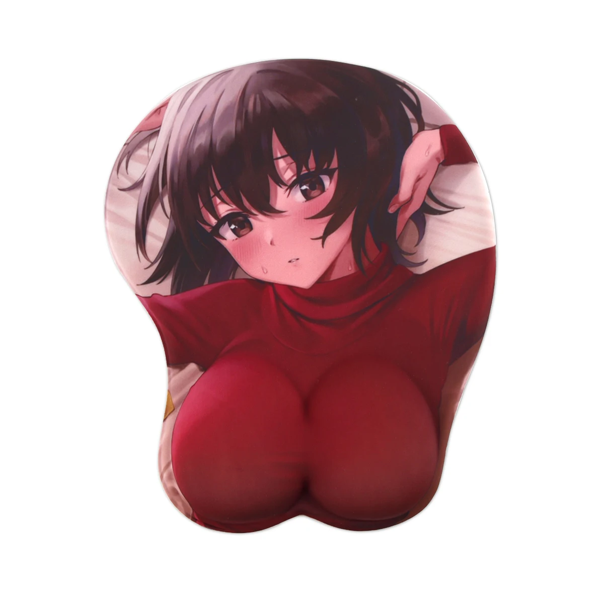 

3D Anime Mouse Pad Gaming Mousepad Sexy Chest Silicone Mouse Mat with Wrist Rest Anti-Slip Cute pad for Office Working Gaming